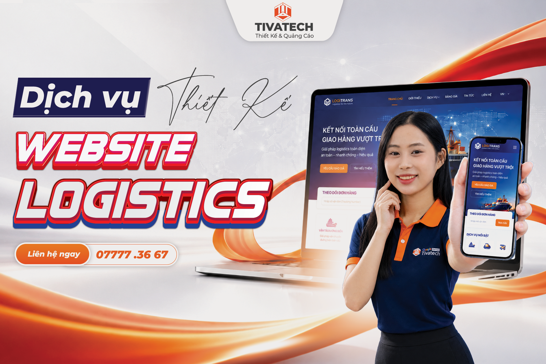 Dịch Vụ Thiết Kế Website Logistics Chuẩn SEO - Chuyên Nghiệp
